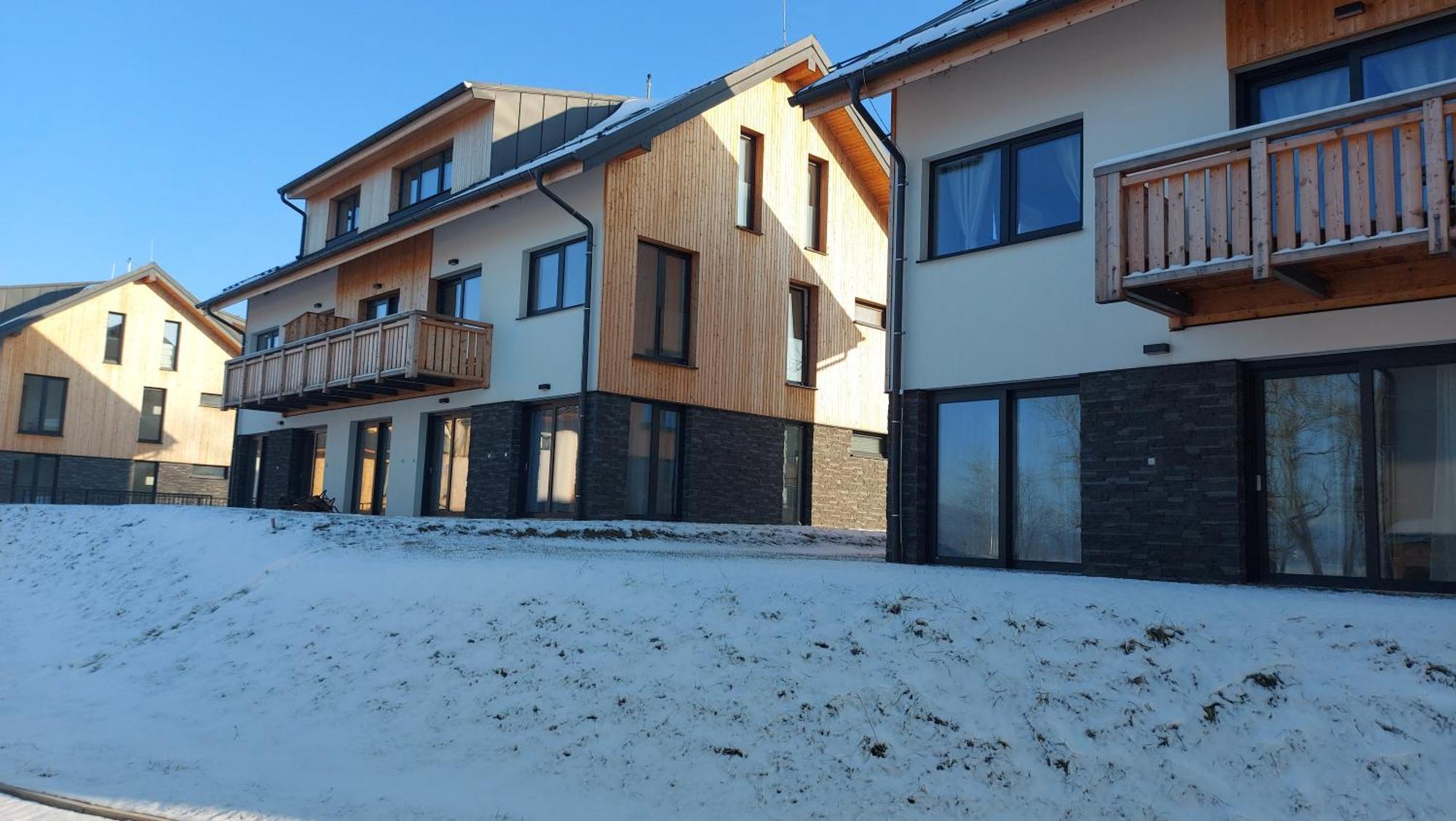 Lipno Apartments Bergmax, Ski Areal Lipno 16Min Dojezd - Resort Male Lipno S Terasou A Zahradkou, Parking Free Черна-в-Пошумави Экстерьер фото